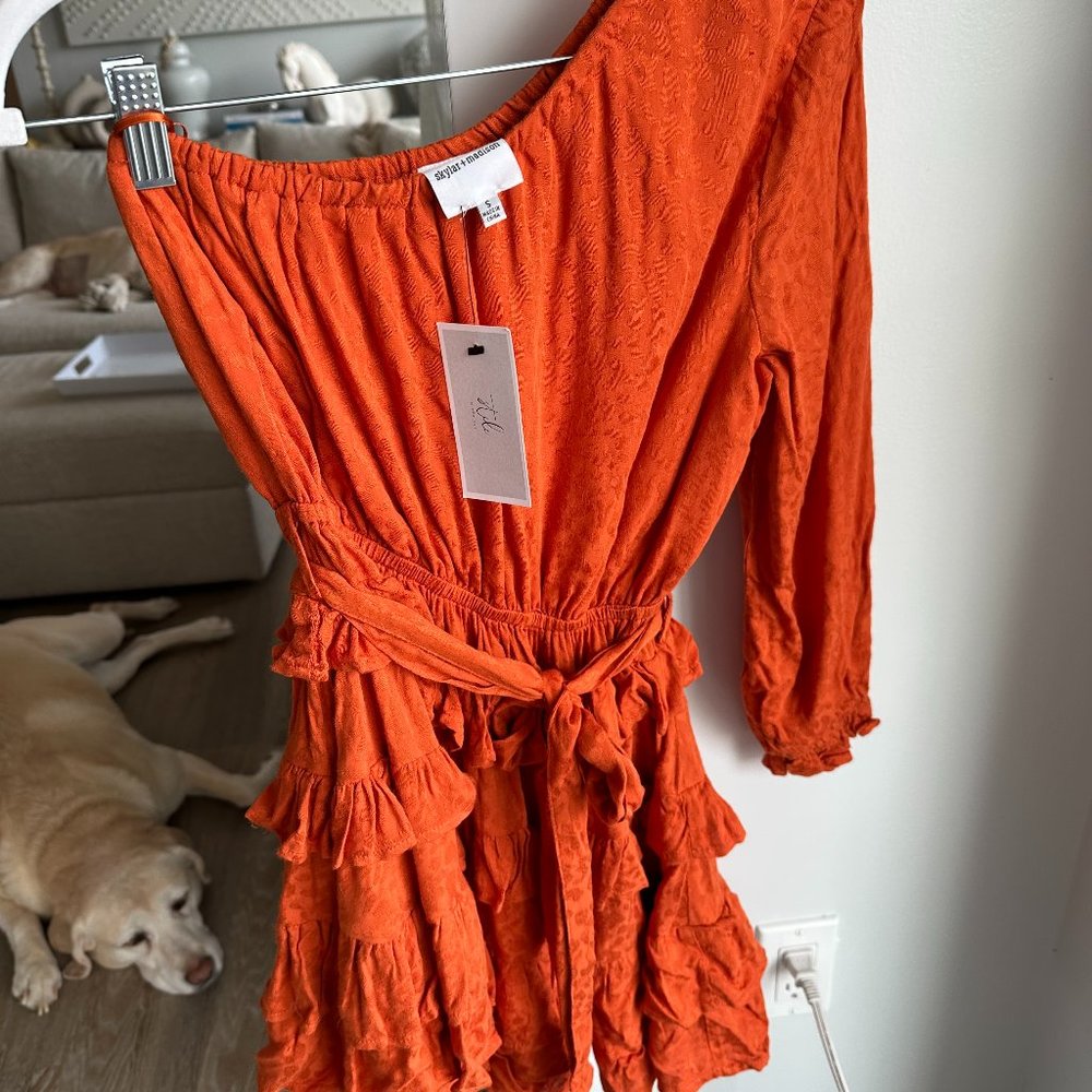 Skylar + Madison One Shoulder Dress NWT (S)